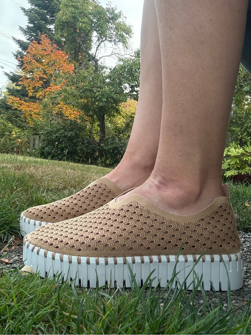 ILSE JACOBSEN Tulip Perforated Slip-On Size 37